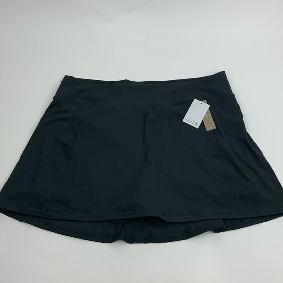 J Crew Active High Rise Sports Skirt Skort 2X Cloudstretch shorts Pockets NWT - Picture 1 of 12